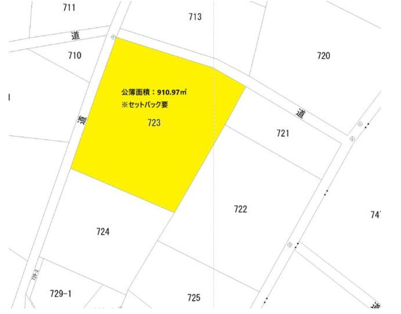 伊勢崎市 山王町（新伊勢崎駅） その他用地の区画図