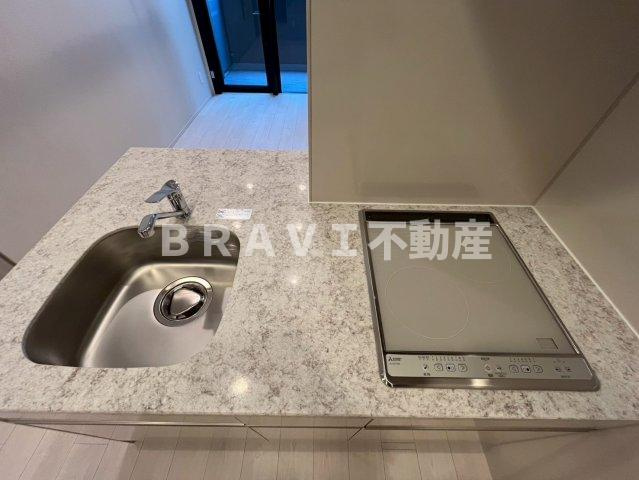 K-COURT谷町四丁目　BRAVI不動産のキッチン|【K-COURT谷町四丁目】使いやすいキッチンです