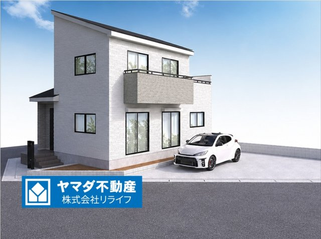 新築戸建　羽島市竹鼻町　全２区画分譲の外観|■2号棟
■YAMADA電機の　ヤマダ不動産　株式会社リライフ　岐阜店■
いつでもお問合わせ下さい。