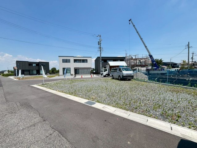 新築戸建　羽島市竹鼻町　全２区画分譲の外観|「現地（2026年6月12日）撮影」　
■全体写真　
■ヤマダ不動産　株式会社リライフ　