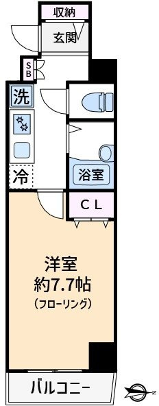 ヴェルステージ吾妻橋の間取り