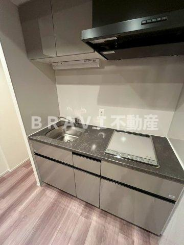 K-COURT谷町四丁目　BRAVI不動産のキッチン|【K-COURT谷町四丁目】キッチンでお料理をお楽しみください