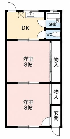 長坂アパート　　刈谷市近郊の賃貸ならクラスホーム刈谷店の間取り