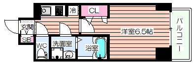 【間取り】 | S-RESIDENCE福島玉川Tres