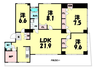【間取り】 | 北野ガーデンヴィラ
