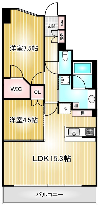 ザ・パークハウス上前津|名古屋市の賃貸ならMy賃貸の間取り|ザ・パークハウス上前津