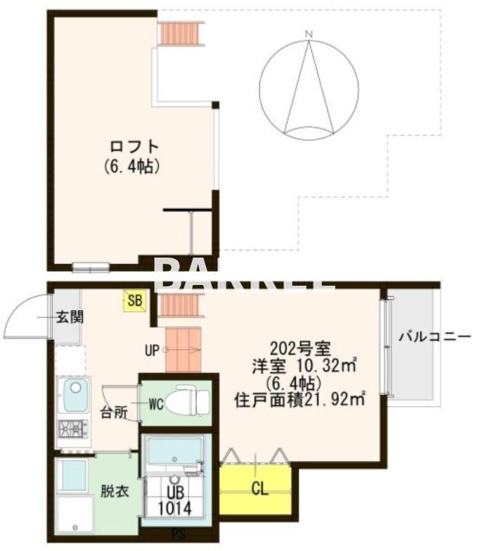 スクリーア箕輪の間取り