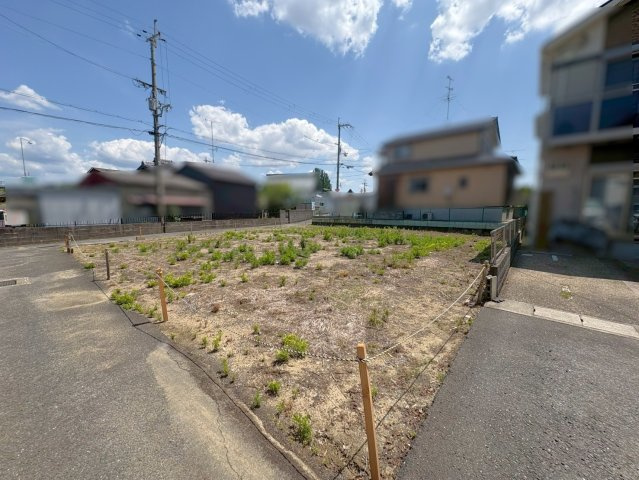 ◆有効宅地面積約８０坪◆北東角地◆建築条件無し売土地◆伏見区久我石原町の外観|現地(２０２６年５月撮影)