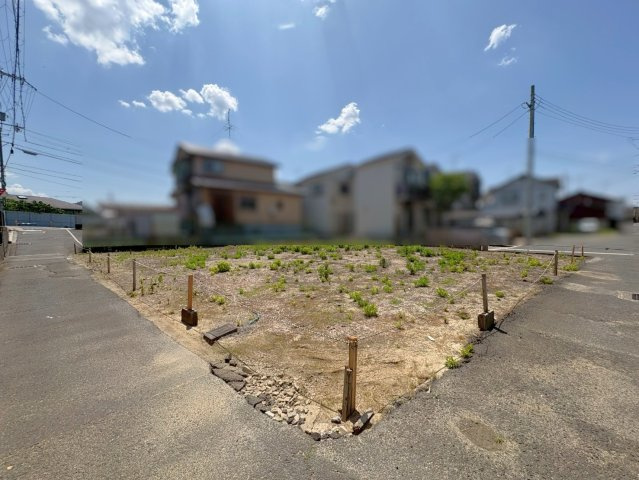◆有効宅地面積約８０坪◆北東角地◆建築条件無し売土地◆伏見区久我石原町の外観|現地(２０２６年５月撮影)