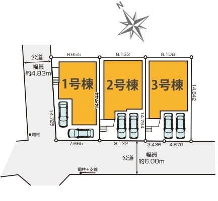 亀甲台町6期【名戸ヶ谷小学校:徒歩９分】の区画図