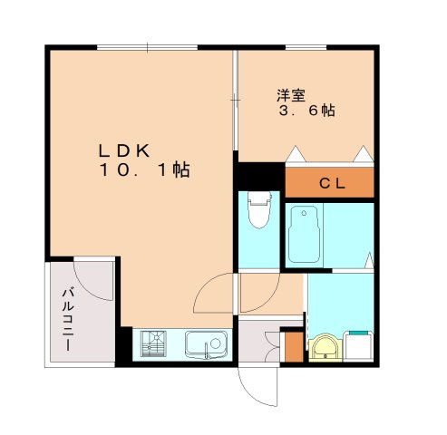 リブレメゾン東鳴尾Ⅰの間取り