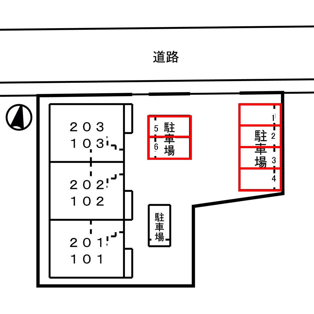 ベール　クレールの区画図