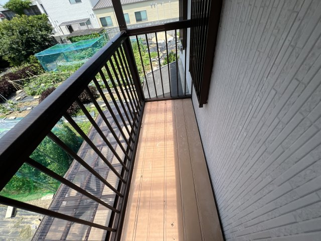 大津区西土井貸家のバルコニー
