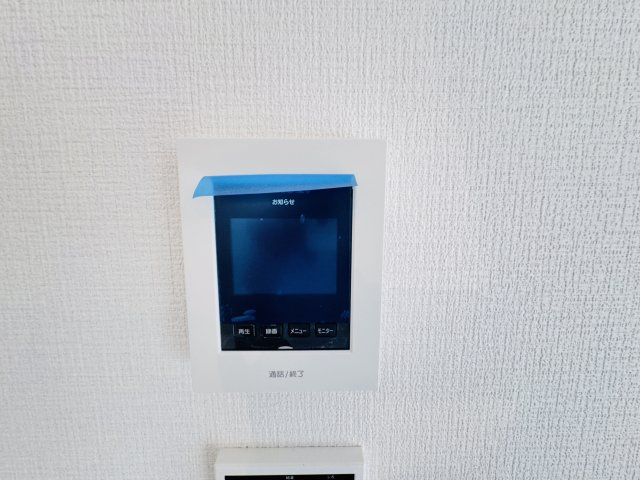 柏市篠籠田新築戸建【高田小学校:9分】のセキュリティ|来客時も安心のTVモニター付きインターフォン