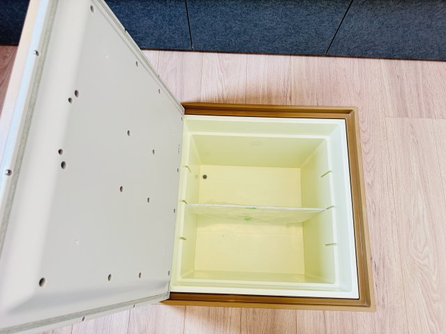 柏市篠籠田新築戸建【高田小学校:9分】のキッチン|キッチン床下収納