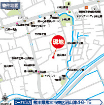 ハートフルタウン東区沼山津4丁目の地図