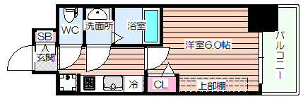 【間取り】 | プレサンスOSAKA姫里ヴィオン