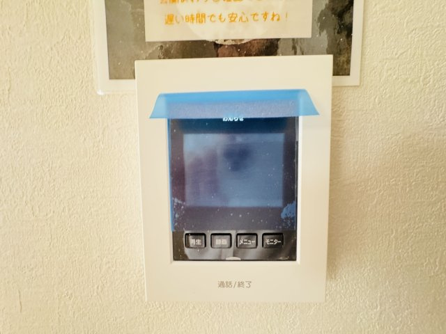 柏市十余二新築戸建【松葉第一小学校:6分】のセキュリティ|来客時も安心のTVモニター付きインターフォン