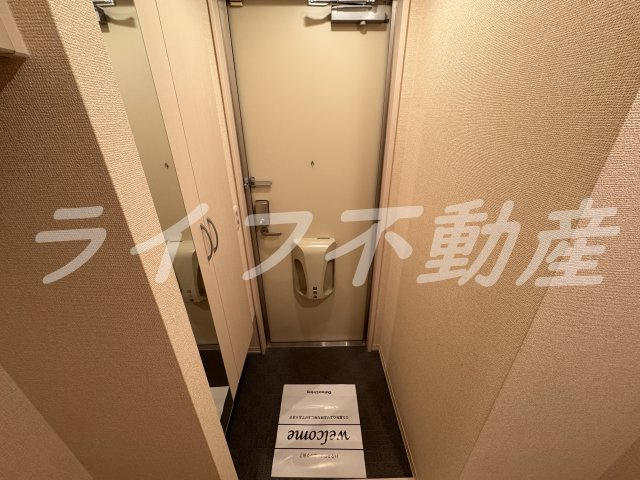 メゾンエムズの玄関|ゆったりとした玄関です