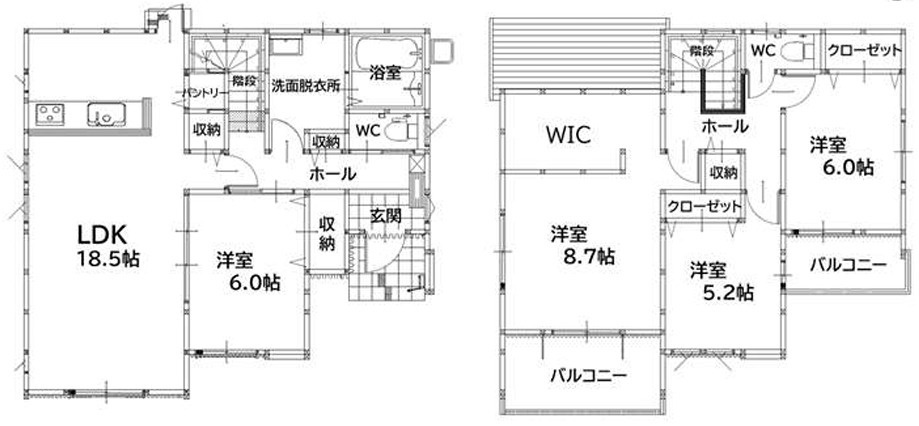 【間取り】の画像