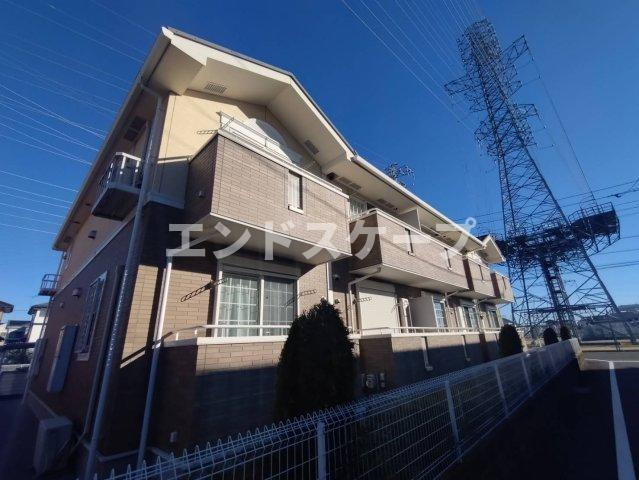 ジェルメⅡの外観|高崎、前橋のお部屋探しはエンドスケープまで！お客様の理想お聞かせ下さい♪