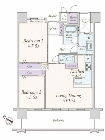 ベアーズコート美浜サンセットB棟
