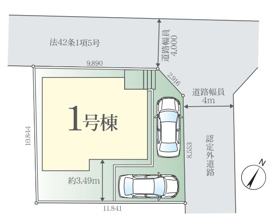 柏市西原3期【西原小学校:徒歩6分】の区画図