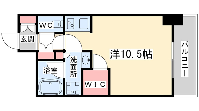 【間取り】 | ザ・パークハビオ堂島