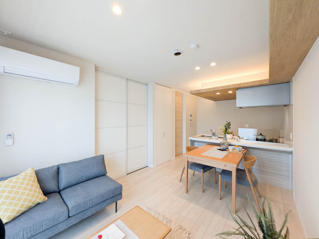 合志市須屋の賃貸マンションの居間・リビング