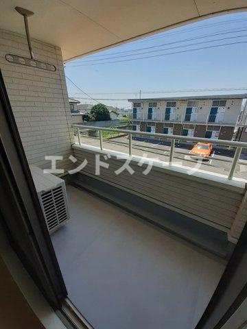 ピレネー　Ⅱのバルコニー|高崎、前橋のお部屋探しはエンドスケープまで！お客様の理想お聞かせ下さい♪