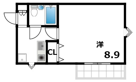 石屋川サンシャインの間取り