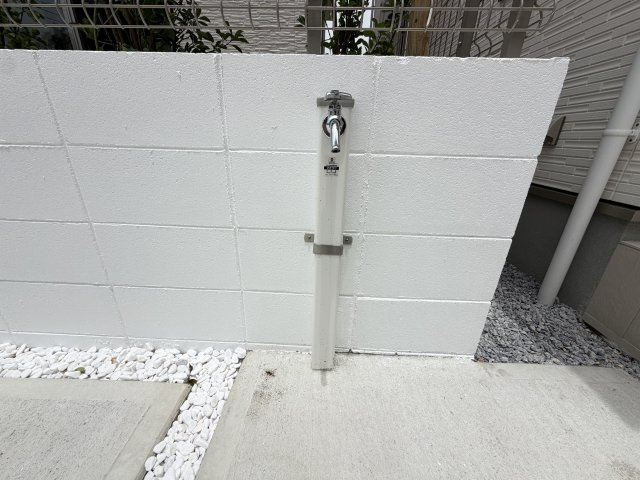 八重瀬町安里（全3棟）の設備|B号棟　外水栓♪