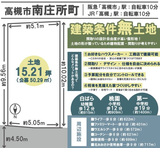 南庄所町の区画図
