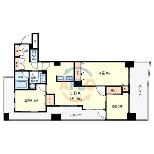 セレッソコート阿倍野　丸山小学校区の間取り|セレッソコート阿倍野　間取り