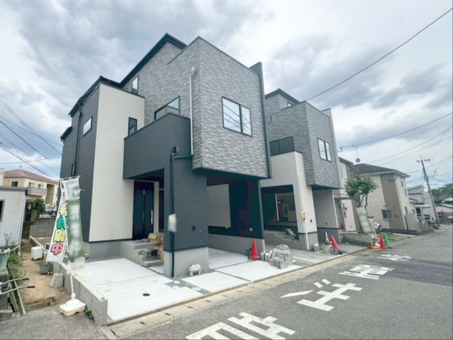 糟屋郡粕屋町仲原　新築戸建　1・2号棟の外観|糟屋郡粕屋町仲原二丁目の新築！『Grace 糟屋郡粕屋町 5期』1・2号棟！