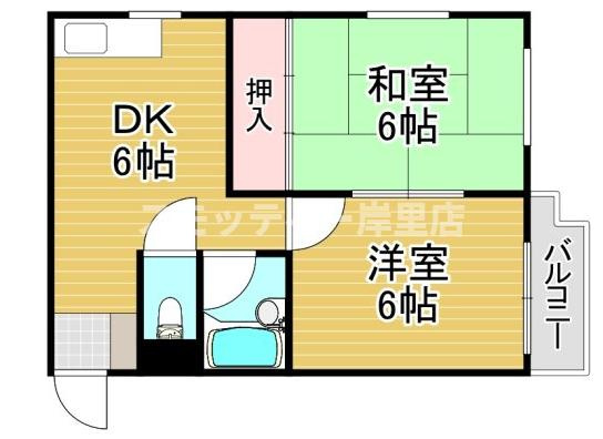 プレアール西加賀屋の間取り