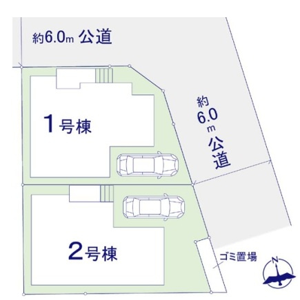 柏の葉12期の区画図