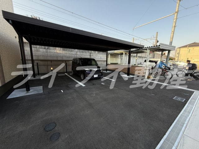 PORTO稲田本町の駐車場|駐車場です