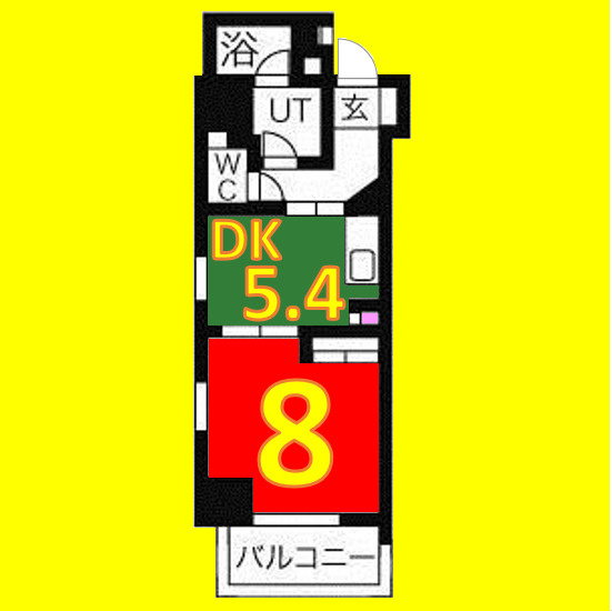 meLiV鶴舞　名古屋市賃貸　仲介手数料無料の間取り
