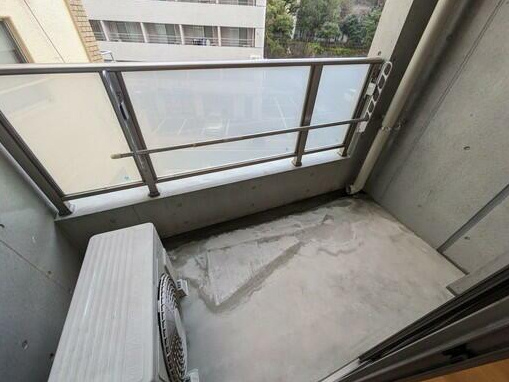熊本市中央区桜町の賃貸マンションのバルコニー