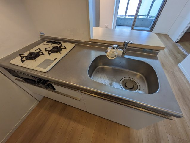 熊本市中央区桜町の賃貸マンションのキッチン