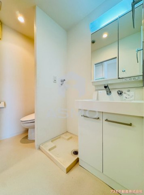 【洗面所】 | ヴァンスタージュ大阪城East | 同マンション別部屋　参考写真