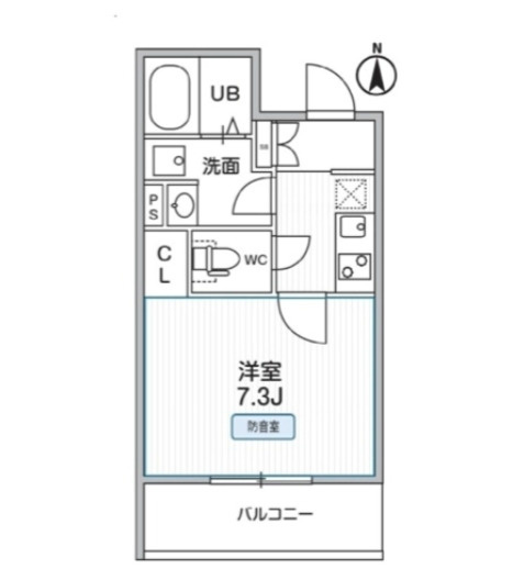 THE PALMS MUSE 新江古田の間取り