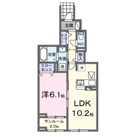 セントラルガーデンハウスの間取り