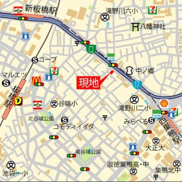 ルフォンプログレ滝野川の地図