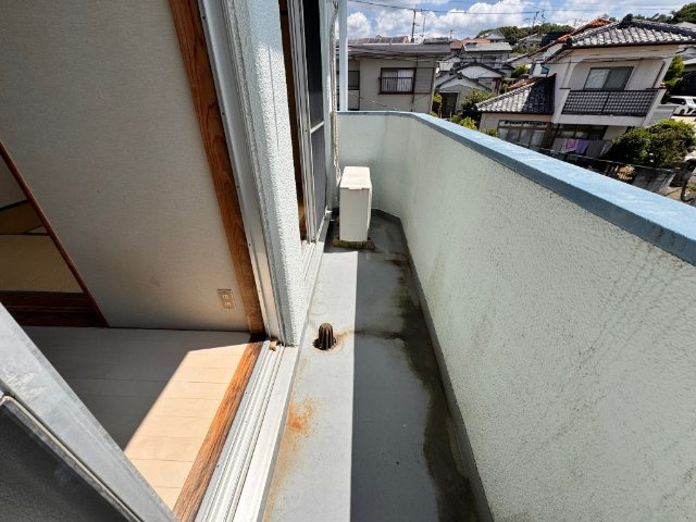 天神スカイハイツのバルコニー