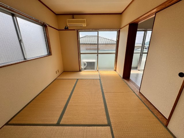 天神スカイハイツのバルコニー