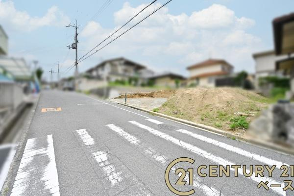 北葛城郡上牧町片岡台１丁目　建築条件なし土地の前面道路含む現地写真|■現地撮影写真■落ち着いた雰囲気の閑静な住宅地内です！