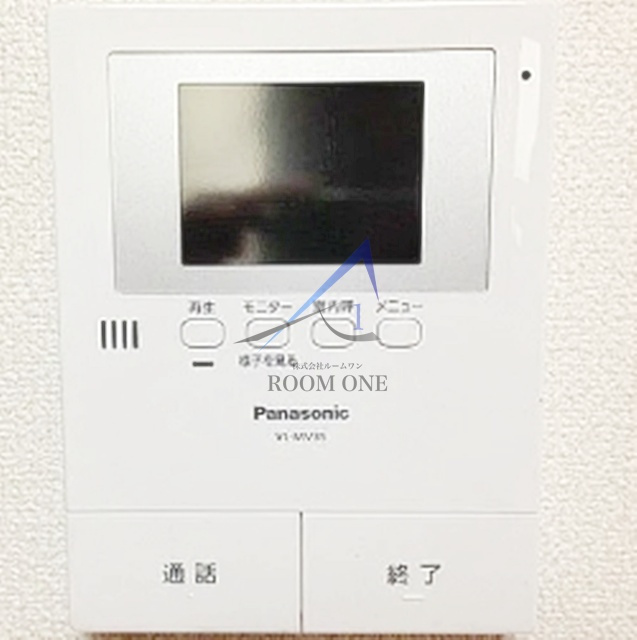 アムール　大口のセキュリティ|モニター付きインターホンです。