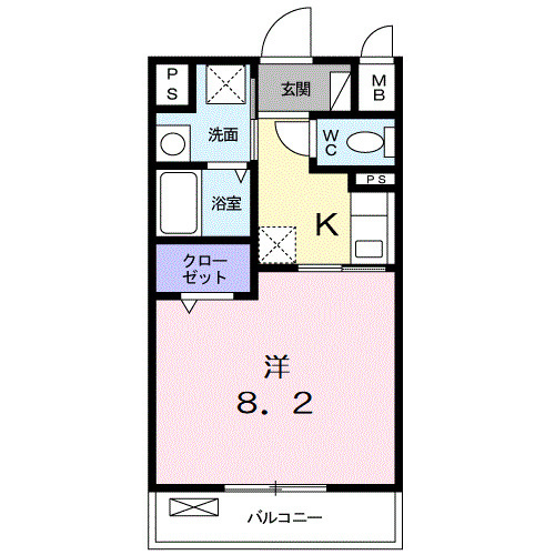 【間取り】 | クラシオンルガール　イシカワⅡ